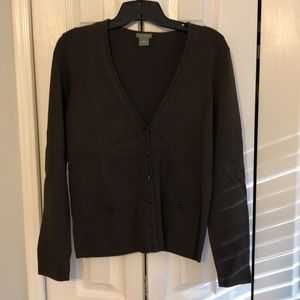 Ann Taylor Brown Cardigan